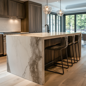 Kitchen Island Inspirations, Kitchen Island Inspiration, Kitchen Island Waterfall 