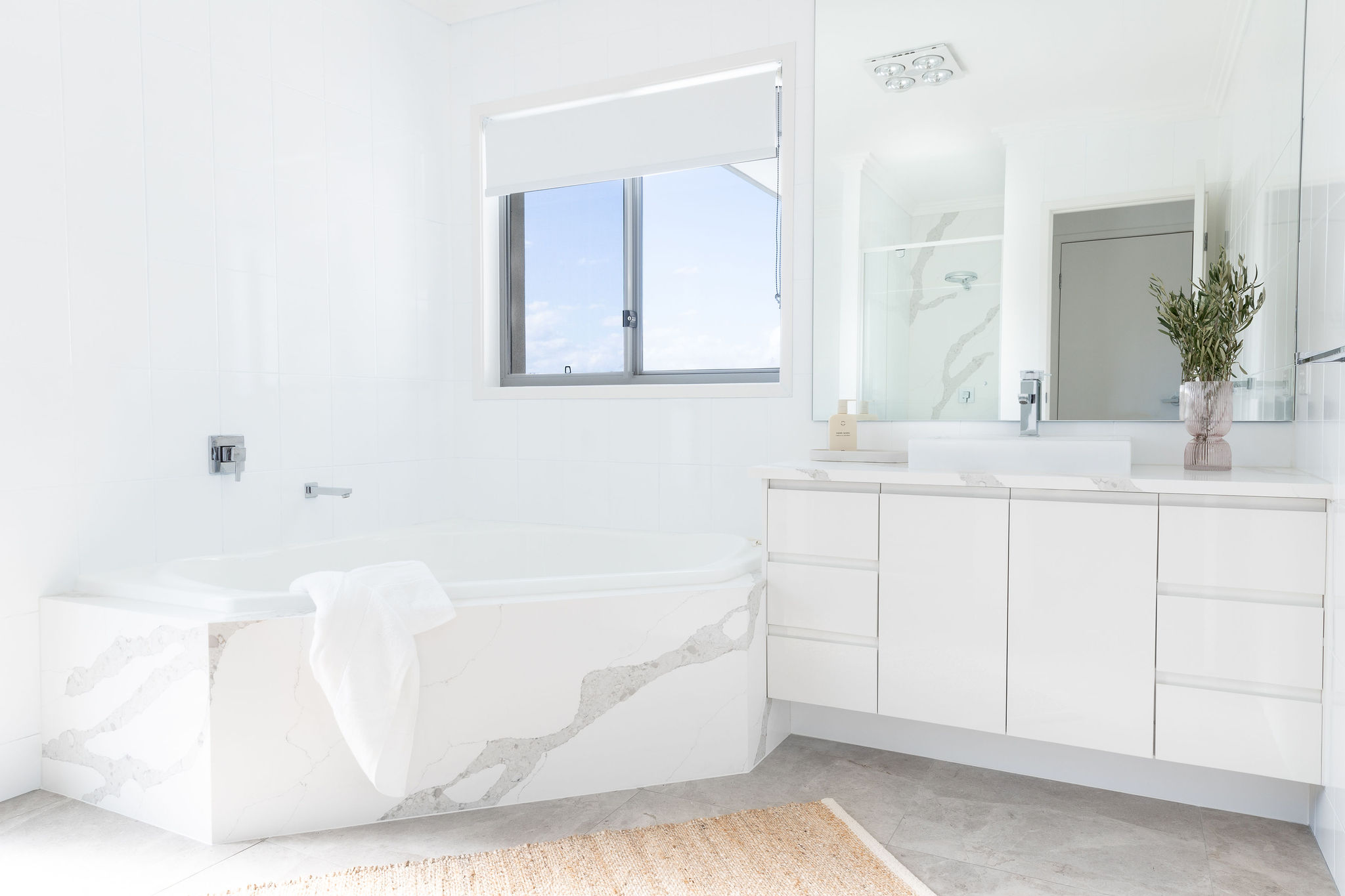 StoneCraft Kitchen & Bath | Tub & Shower Surrounds Elevate your experience with our meticulously crafted natural stone surrounds, expertly tailored to complement any style or aesthetic.